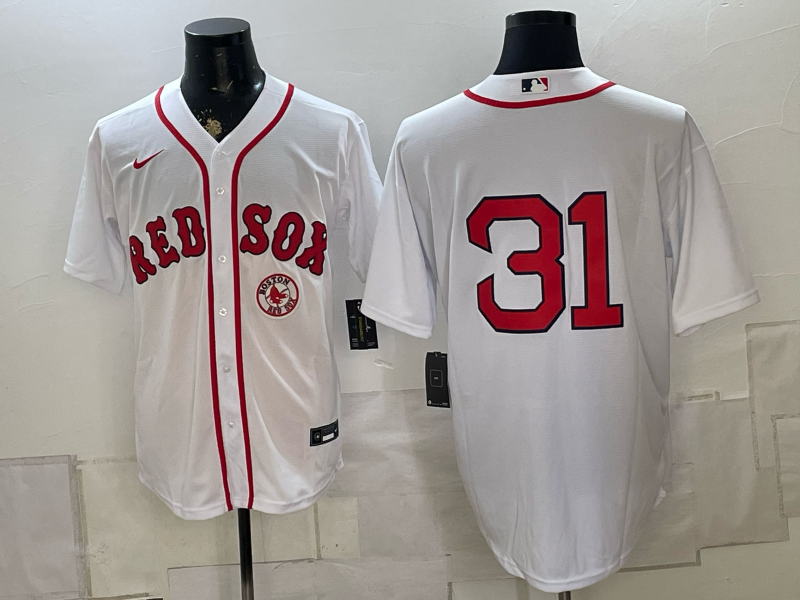 2026 Men Boston Red Sox #31 white Nike MLB Jersey 0824002->boston red sox->MLB Jersey